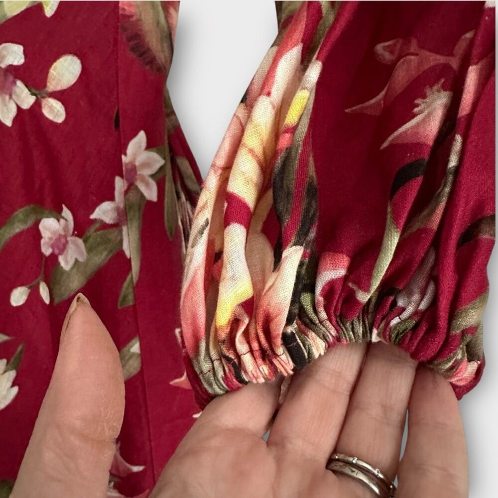 Zimmerman Lexi Floral Long Wrap Dress Size  0 (4 US) NWT - Picture 6 of 12